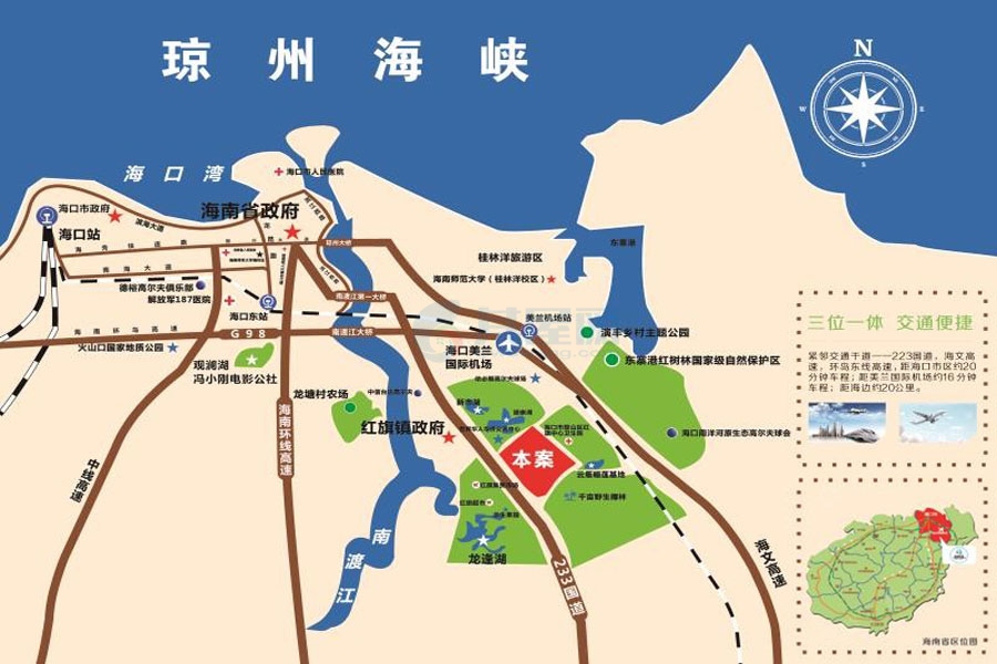 区位图